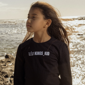 Kids Black Long Sleeve Tee